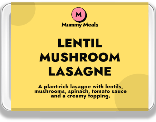 Lentil Mushroom Lasagna ready meal